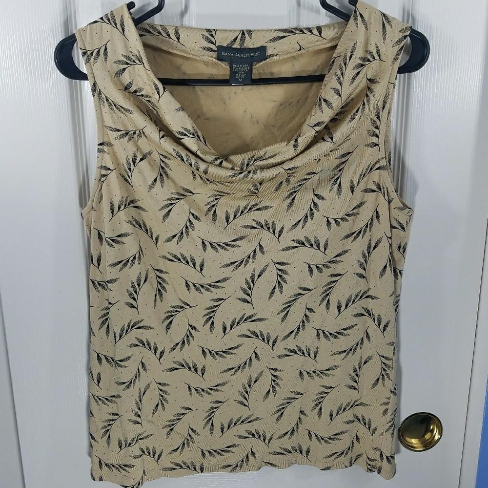 Banana Republic Women's Leaf Print Top